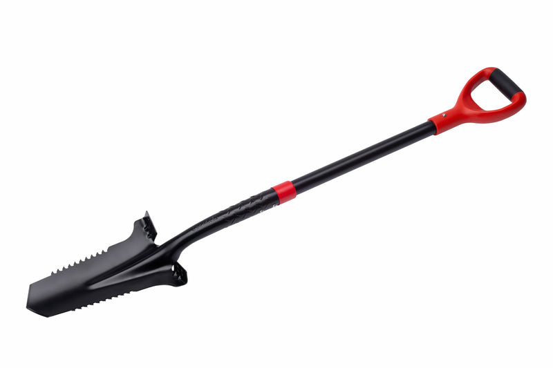 CONMETALL Spaten mit Wurzelsäge, Gartenspaten