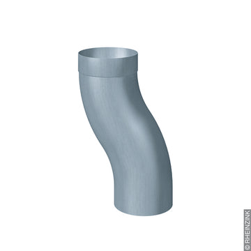 Rheinzink Sockelknie 100 mm VBP blaugrau, vorbewittert