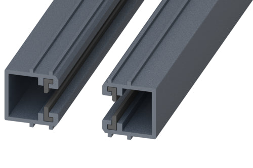 DELTA Gartenholz EASY-BOARDS Montageleisten-Set, Aluminium, silber