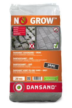 Dansand Fugensand grau 0–1,5 mm im 20-kg Sack, Fugenbreite 1–5 mm