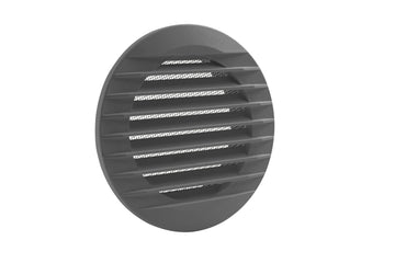 Marley Lüftungsgitter mit Fliegengaze, Anthrazit, Ø 140 mm