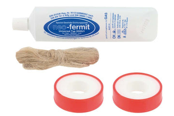Schütte Gewinde-Dichtungs-Set mit Hanf-Dichtband und Neo-FERMIT