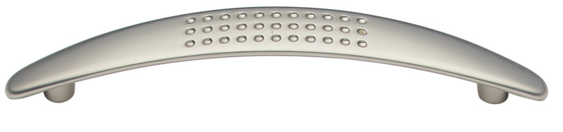 HSI Bügelgriff matt vernickelt Ø10 mm, 35 mm hoch, 128 mm Lochabstand