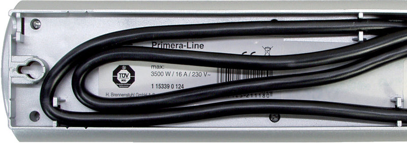 BRENNENSTUHL Primera-Line Steckdosenleiste 8er silber