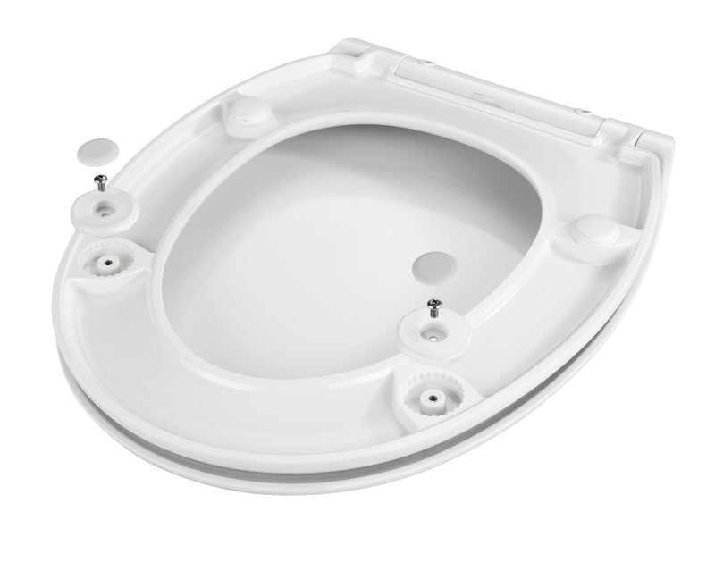 WENKO Rieti WC-Sitz in weißem Duroplast mit Easy-Close