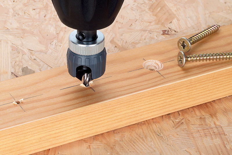 Wolfcraft Senkbohrer mit Tiefenstopp, Ø 3,2 x 12 mm, 1 Stück