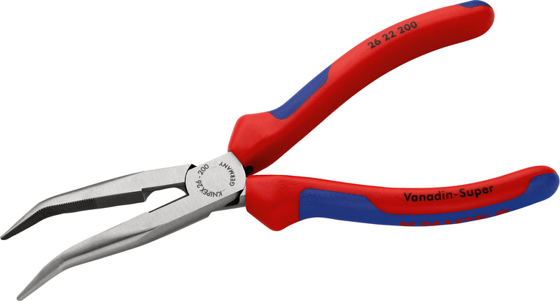 Knipex Flachrundzange mit Schneide, Modell WKPT2622200