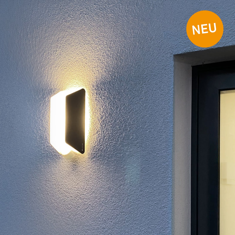 STEINEL Außenwandleuchte L 30 S anthrazit/weiß (E27) IP44