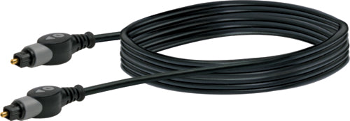 SCHWAIGER Lichtwellenleiter-Kabel 1,50 m, Toslink St/St – schwarz