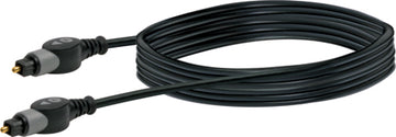 SCHWAIGER Lichtwellenleiter-Kabel 1,50 m, Toslink St/St – schwarz