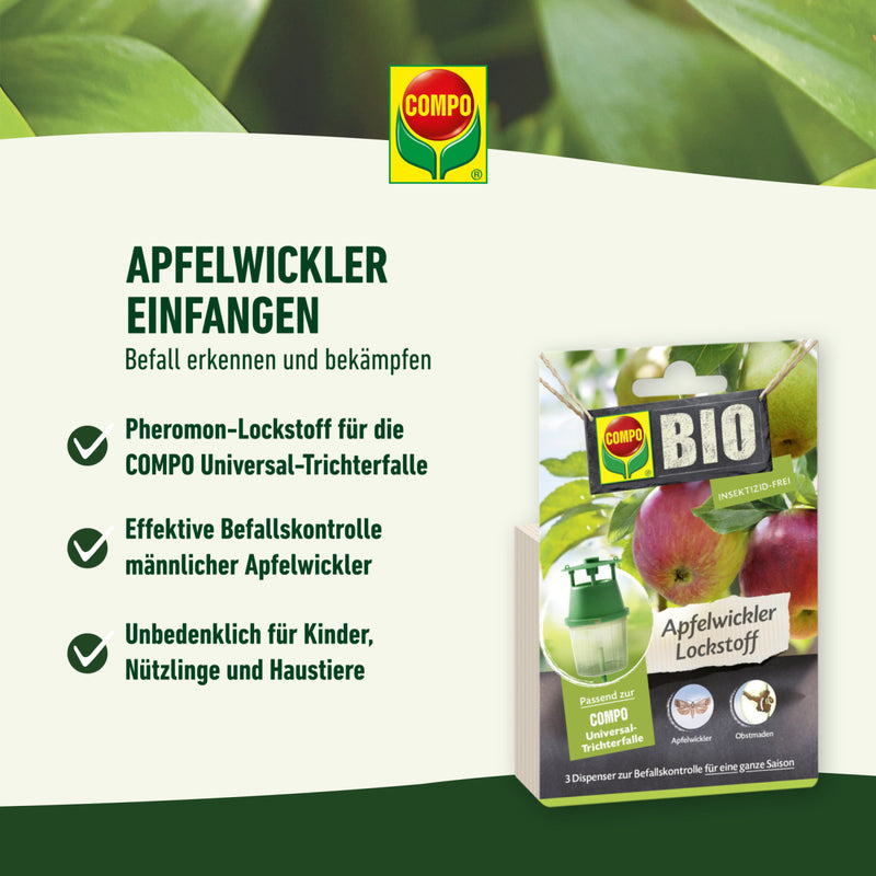 COMPO BIO Apfelwickler Lockstoff für Universal-Trichterfalle, außen