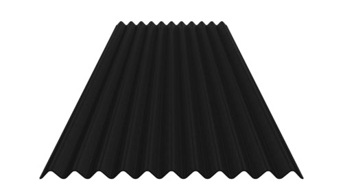 Scobalitwerk Bitumenwellplatte Schwarz, 76/33, 2000 × 835 mm