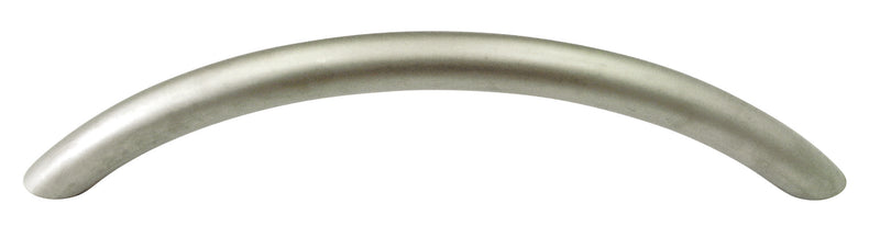 HSI Möbelgriff Zamak matt verchromt, Bügelgriff, Lochabstand 128 mm