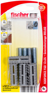 fischer Gewindestangendübel RodForce FGD 12 M8 TR 60 K