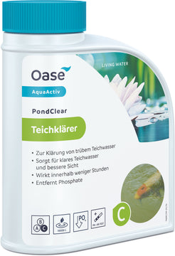 Oase AquaActiv PondClear Pflegemittel gegen Trübstoffe, 500 ml