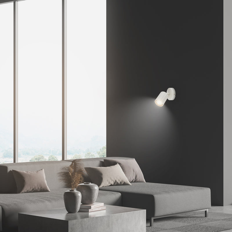 BRILONER Riffle LED Spot altweiß, 1xGU10, IP20, 9 W (exkl. Leuchtmittel)