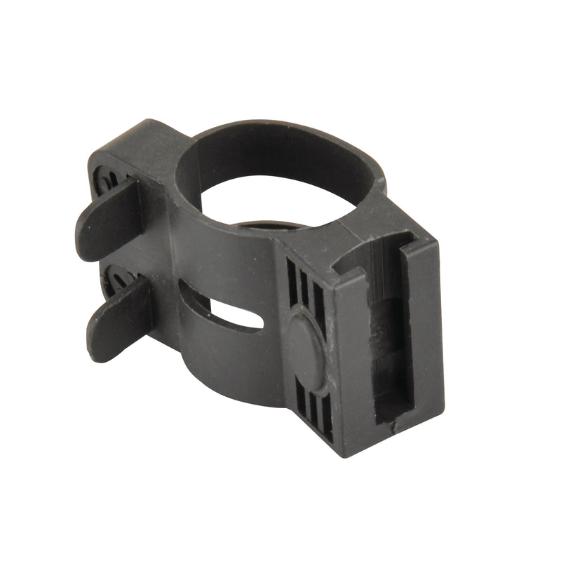 fischer Universal Rahmenrohr Halter, für Schlossmontage am Fahrradrahmen