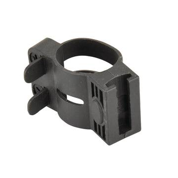 fischer Universal Rahmenrohr Halter, für Schlossmontage am Fahrradrahmen