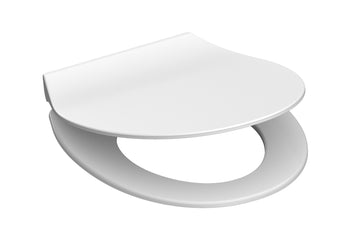 Schütte WC-Sitz Duroplast Slim White mit Absenkautomatik, 374 x 450 mm