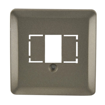 UNITEC MONACO Serie 204 TAE-Abdeckung, platinfarben (UP)