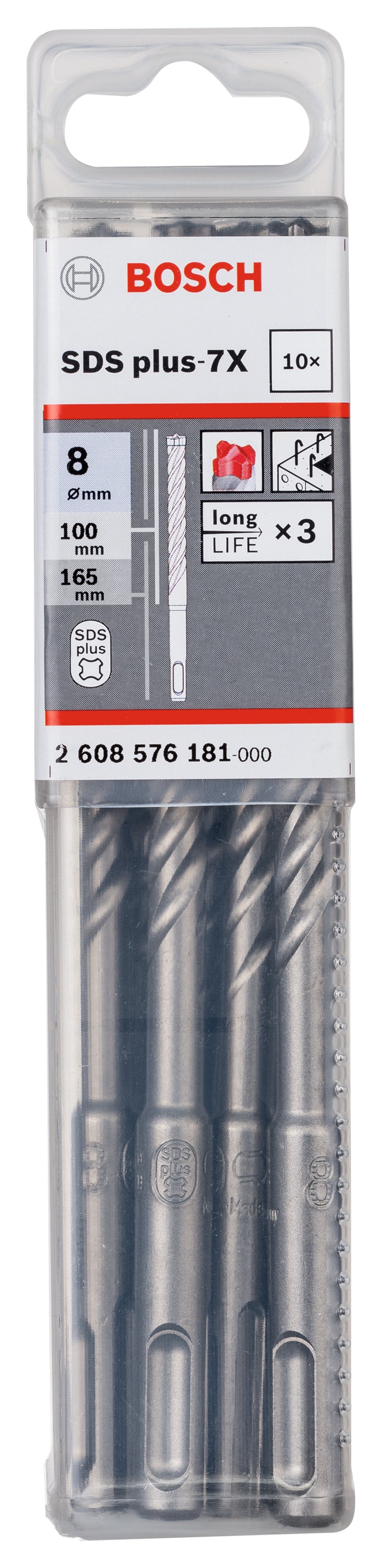 Bosch Hammerbohrer SDS-plus 7X