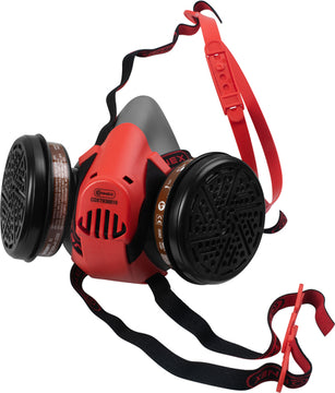 CONNEX Halbmaske inkl. 2x A1 Gasfilter, Atemschutz