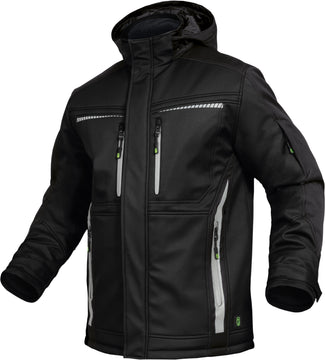 TRIUSO Leibwächter Flex Line Winter-Softshelljacke schwarz, Gr. L