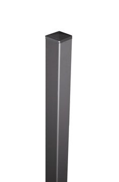 Groja Alu-Torpfosten silber eloxiert, 6x6x240 cm inkl. Kappe