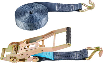 CONNEX Zurrgurt mit Ratsche & Haken, anthrazit, 50 mm x 8 m