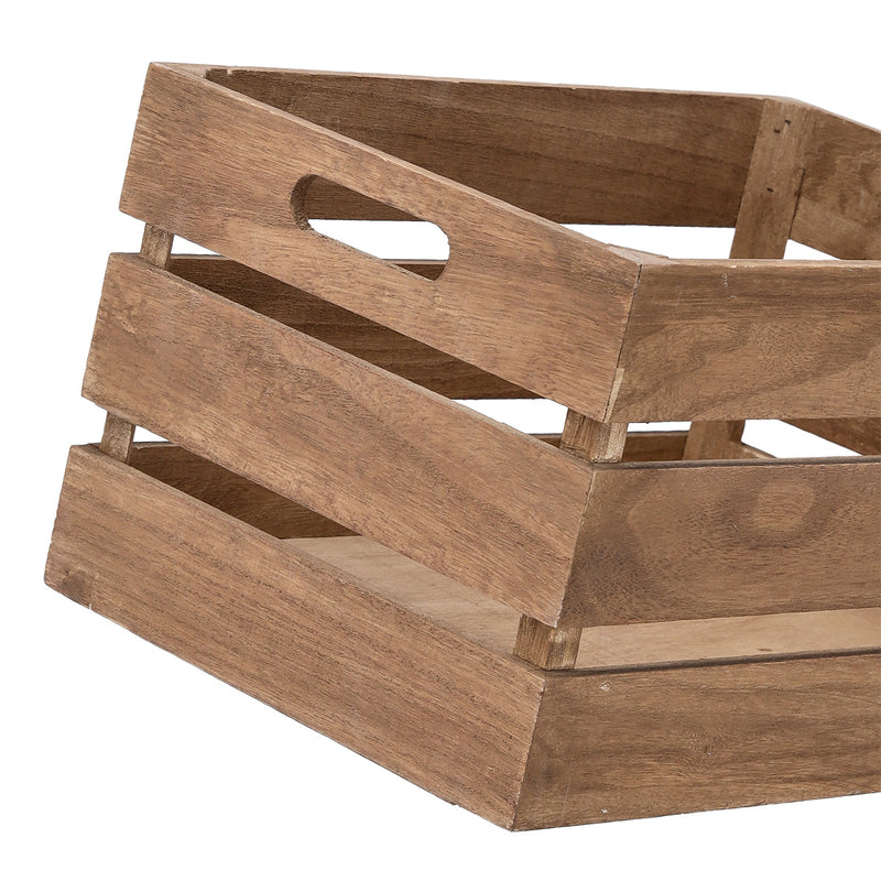Zeller Present Vintage Holzkiste 35 x 25 x 20,5 cm