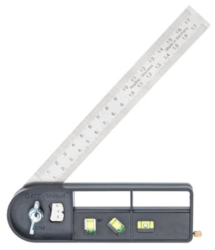 CONNEX Universalwinkel GATT schwarz/silber, ohne Anschlag
