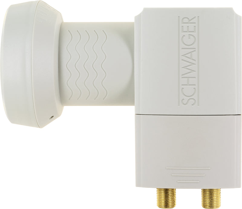 CONNECT Twin LNB Digital 40 mm Sun Protect, hellgrau
