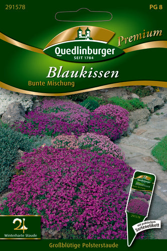 QUEDLINBURGER SAATGUT Blaukissen Bunte Mischung blau rot PG 8 Premium