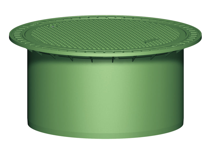 GRAF Teleskop-Domschacht Carat Mini grün begehbar mit PE-Deckel, 360 mm