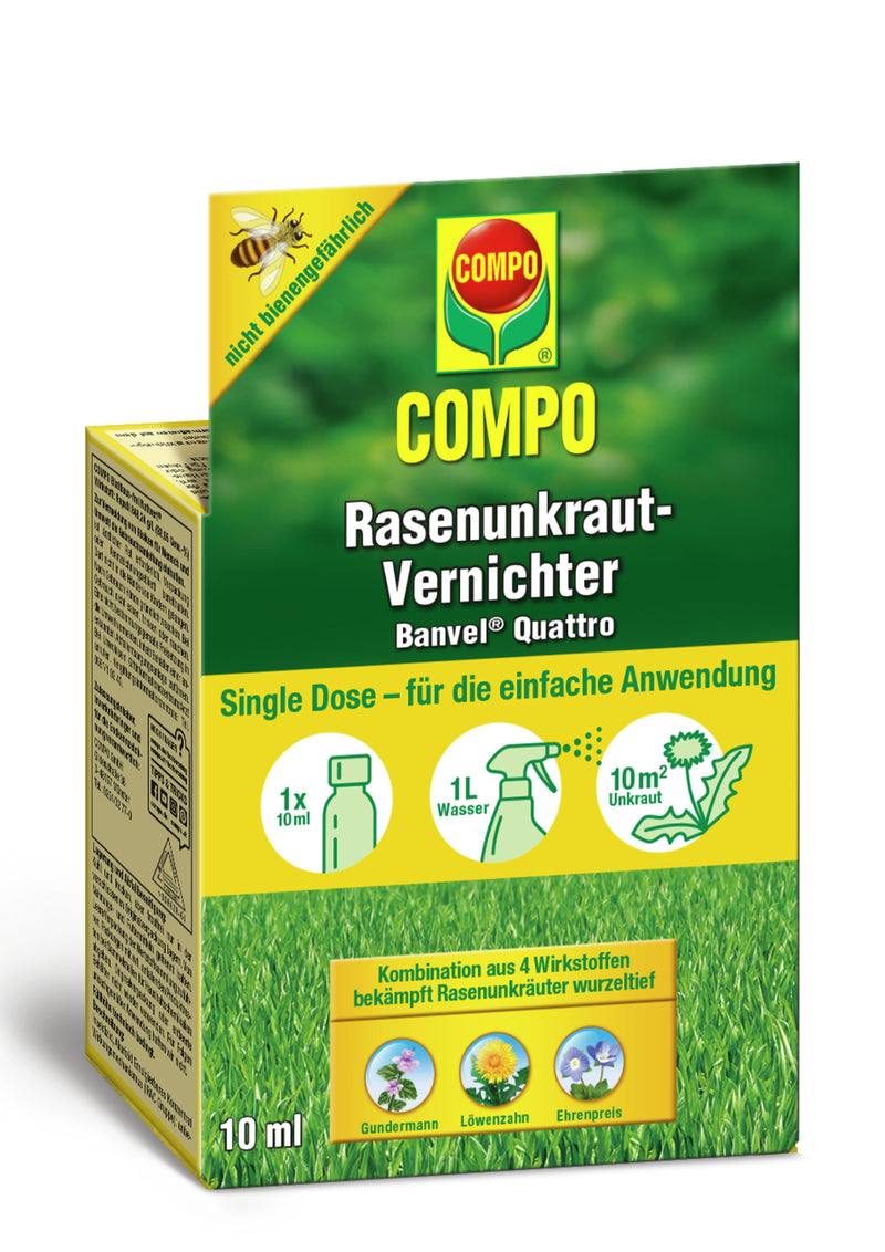 COMPO EREG Banvel Quattro B4 Rasenunkraut-Vernichter, Konzentrat
