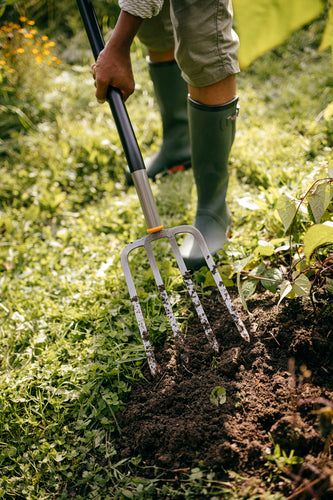 Fiskars Ergonomic Spatengabel, Gabel für Schaufeln, Spaten & Graben