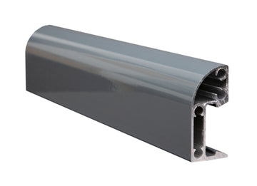 GroJaSystem Frontblende Aluminium anthrazit, Länge 2900 mm