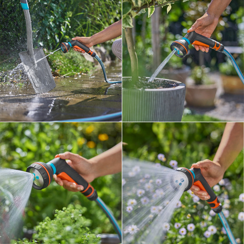 GARDENA Classic Multifunktionsbrause Starter Set, grau/orange