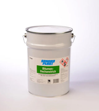 Sandroplast Bitumen Dachanstrich, 10 l Eimer, schwarz, deckend