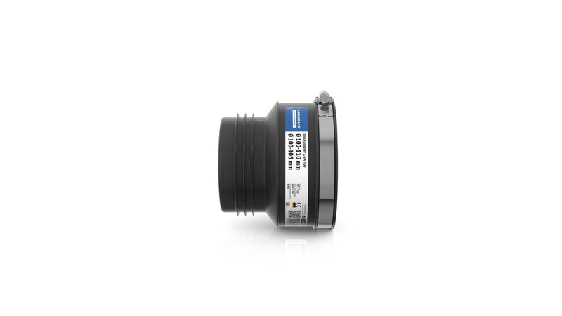 CRASSUS Steckadapter CSA 100 aus TPE/V2A für Rohrdurchführungen