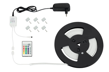 BRILONER Leuchten FLEXIBLES LED Deko-Band 20W, 3 m, 360x LED weiß
