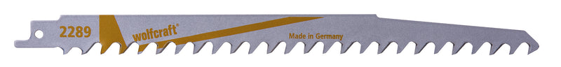 Wolfcraft Säbelsägeblätter HCS mit 150 mm Länge, fein, 2 Stück
