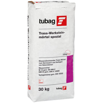tubag TWM-s Trass-Werksteinmörtel spezial grau (0–2 mm), 30 kg