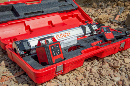 FUTECH Rotationslaser Spinner Rot+Gyro Case Set, rot