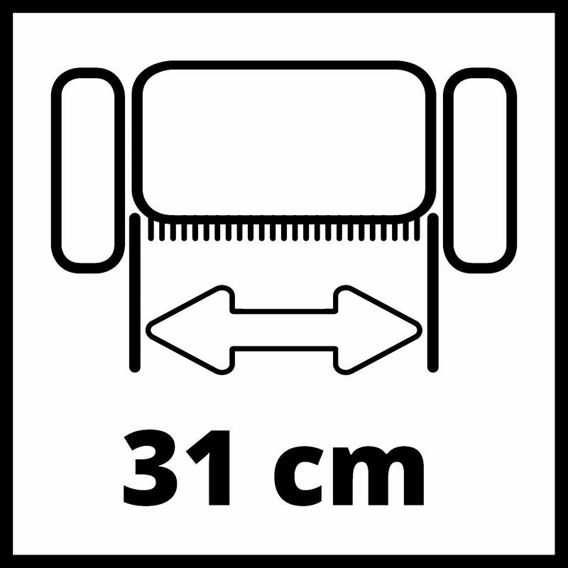 Einhell GC-ES 1231/1 Elektro-Vertikutierer, Arbeitsbreite 31 cm