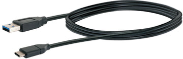 Schwaiger USB 3.1 Adapterkabel, schwarz, USB 3.1 C zu USB 3.0 A, 1 m