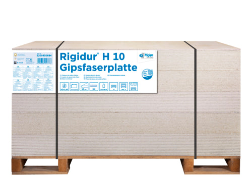 Rigips Rigidur H Gipsfaser-Bauplatte homogen vorgrundiert 1500x1000x10 mm