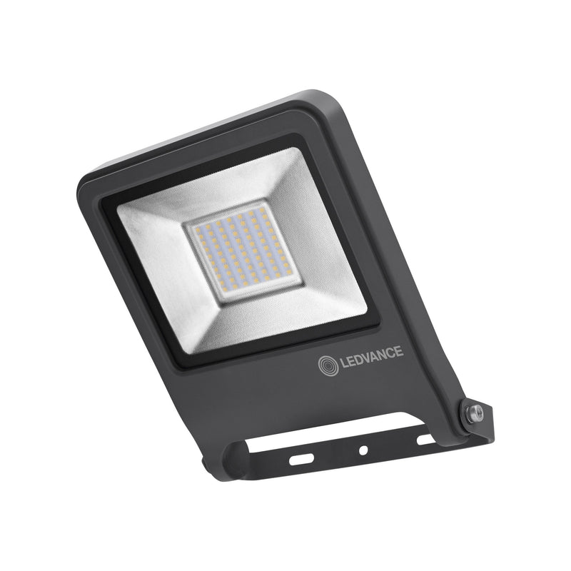 LEDVANCE LED Floodlight 50 W Strahler, dunkelgrau, 3000 K warmweiß