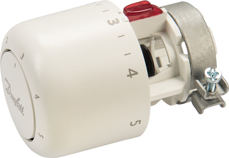 Danfoss RA-V Aero 4560 Ventilkopf, Thermostatkopf weiß (Klemmringbefestigung)