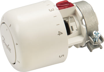 Danfoss RA-V Aero 4560 Ventilkopf, Thermostatkopf weiß (Klemmringbefestigung)